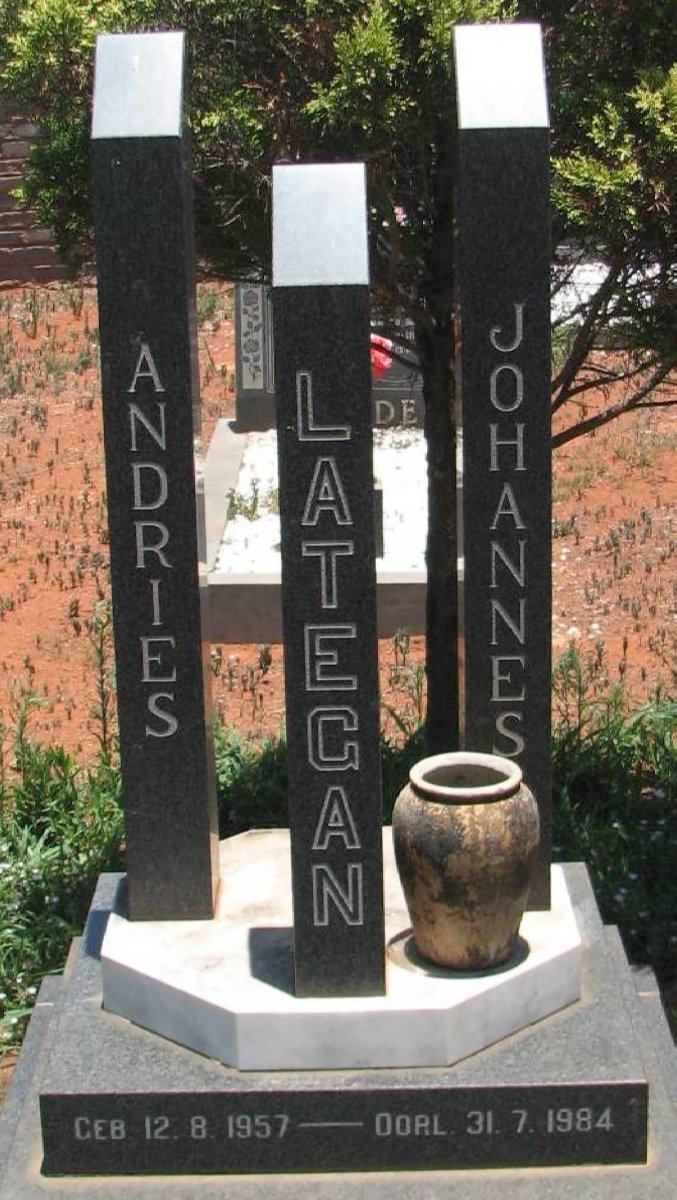 LATEGAN Andries Johannes 1957-1984