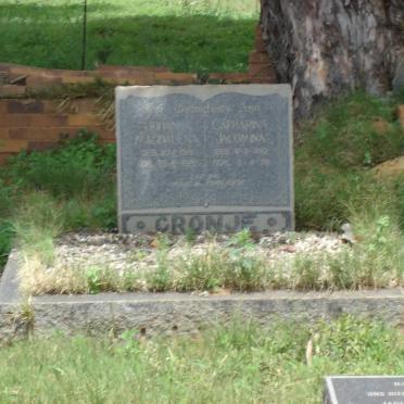 CRONJE Johanna Magdalena 1919-1922 :: CRONJE Catharina Jacomina 1910-1911