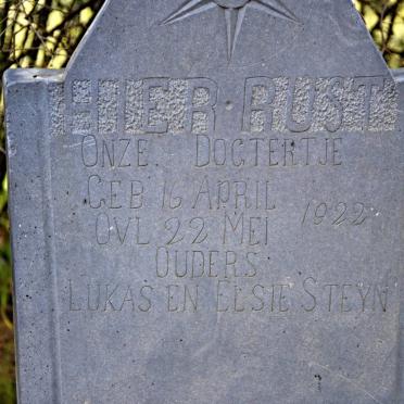 STEYN Dogtertjie 1922-1922