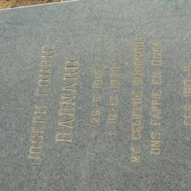 BARNARD Joseph Fourie 1915-1976