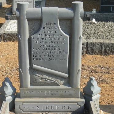 NIEKERK Margaretha Susanna, van geb VAN DEN BERG 1868-1949