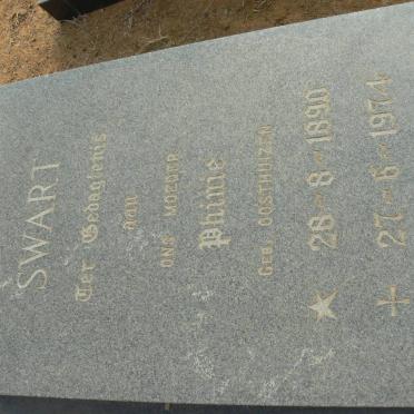 SWART Phinie geb OOSTHUIZEN 1890-1974