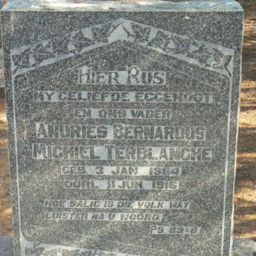 TERBLANCHE Andries Bernardus Michiel 1864-1916