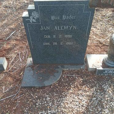 WONDERGEM Jan Alewyn 1895-1965 