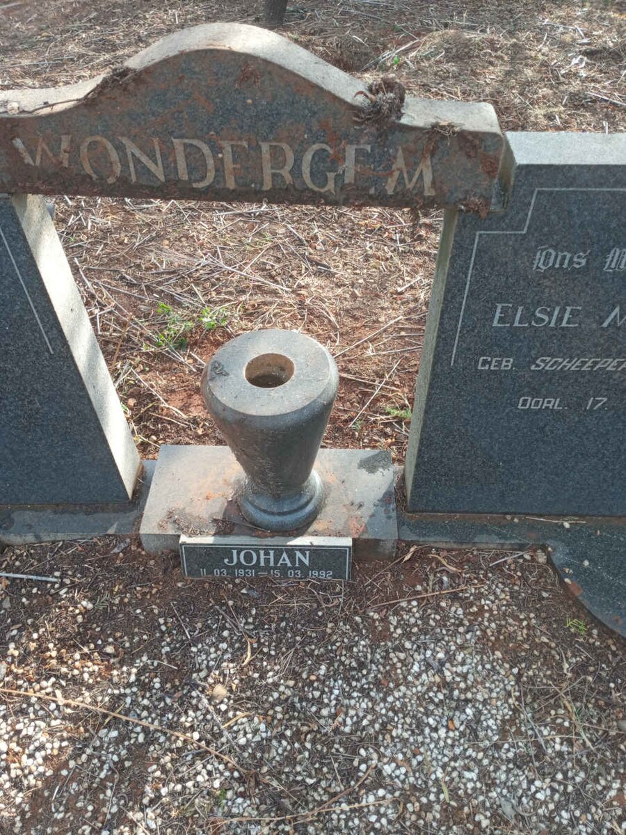 WONDERGEM Johan 1931-1992