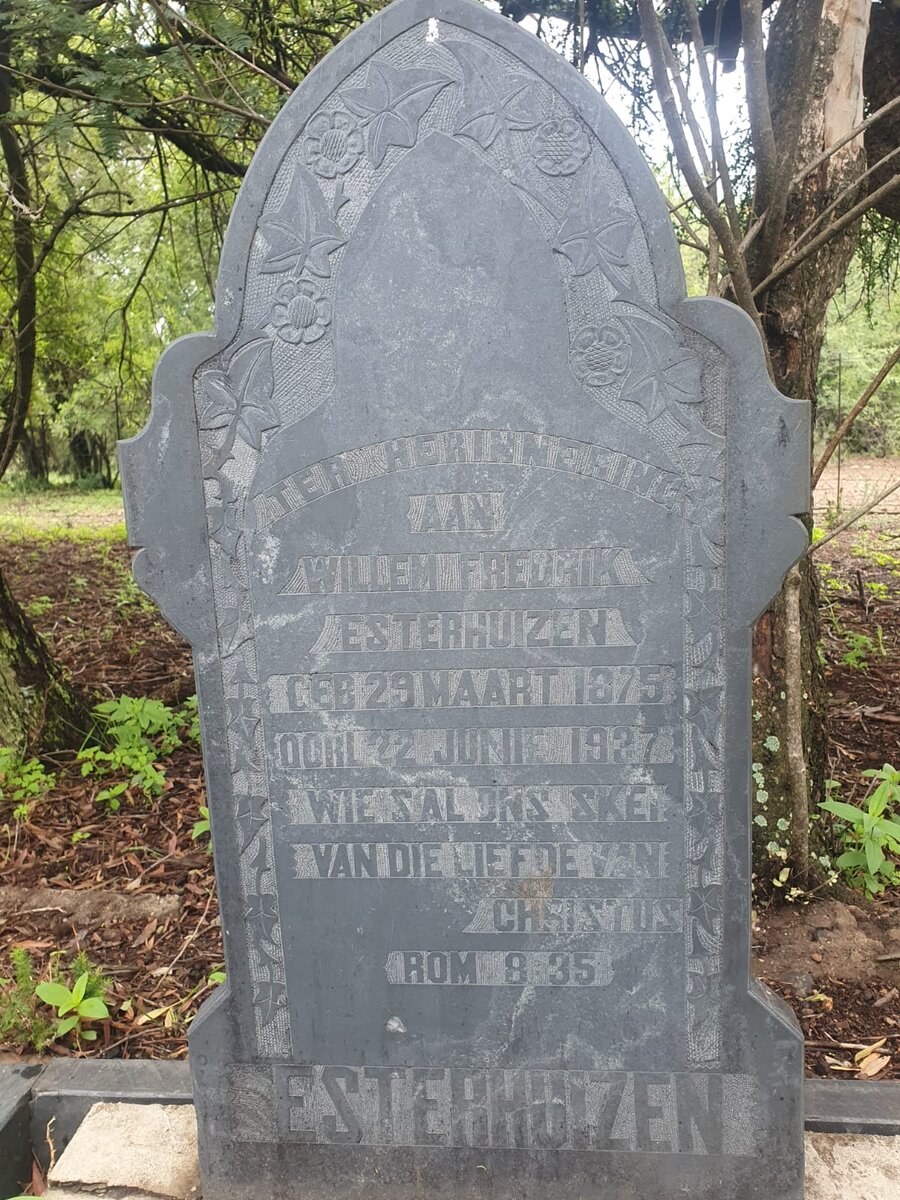 ESTERHUIZEN Willem Fredrik 1875-1937