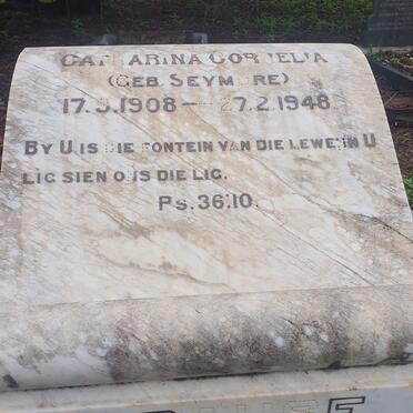 KRAUSE Catharina Cornelia nee SEYMORE 1908-1948