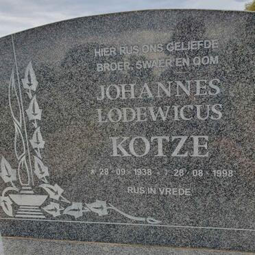 KOTZE Johannes Lodewicus 1938-1998