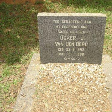 BERG Ocker J., van den 1892-1968