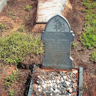 WET Gabriel Johannes, de 1894-1895