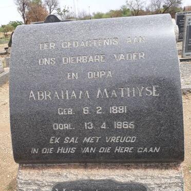 AARDE Abraham Mathyse, van 1881-1965