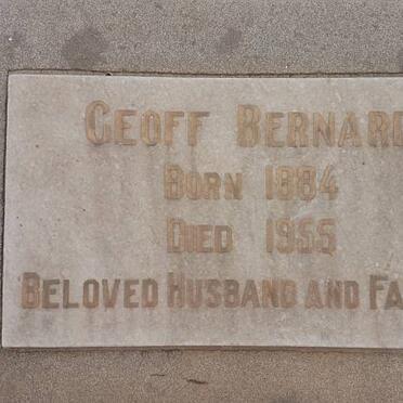 BERNARD Geoff 1884-1955