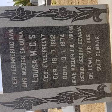COMBRINCK Louisa M.C.S. nee ENGELBRECHT 1882-1974