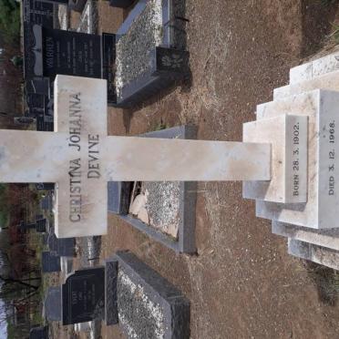 DEVINE Henry Charles 1892-1983 &amp; Christina Johanna 1902-1968 