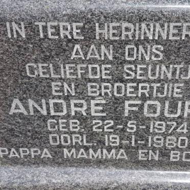 FOURIE André 1974-19?0