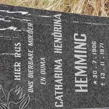 HEMMING Catharina Hendrina 1906-1971