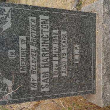 HARRINGTON Sam -1949