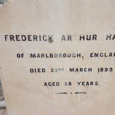 HAYES Frederick Arthur -1899