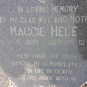 HELE Maggie 1899-1954