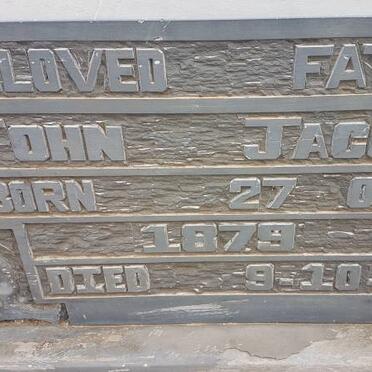 JACOBS John 1879-1949