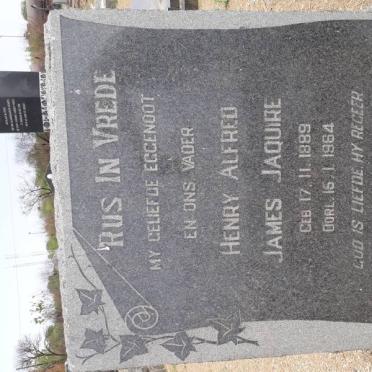 JAQUIRE Henry Alfred James 1889-1964