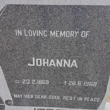 JEFTHA Johanna 1868-1968