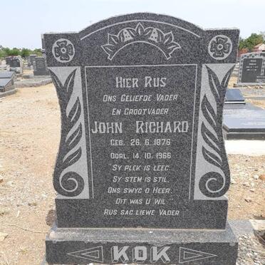 KOK John Richard 1876-1966