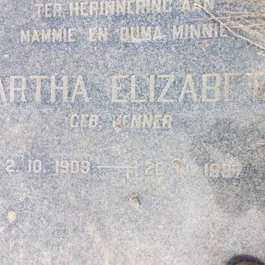 LOTTERING Martha Elizabeth nee KENNER 1909-1987 :: LOTTERING Barend Christoffel 1946-1977