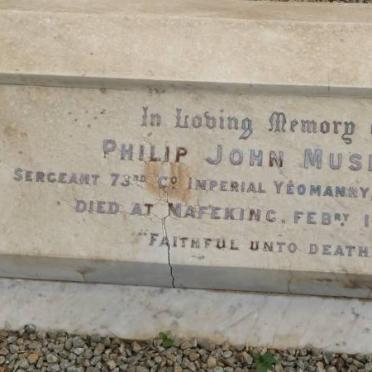 MUSHET Philip John -1902