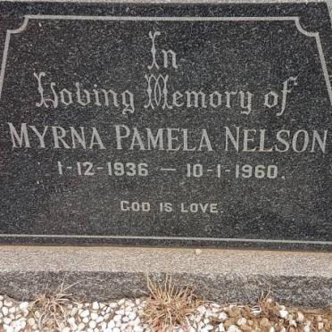 NELSON Myrna Pamela 1936-1960