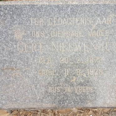 NIEUWENHUYS Gert 1873-1928