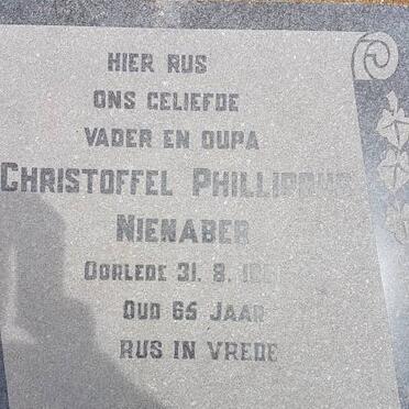 NIENABER Christoffel Phillippus -1961