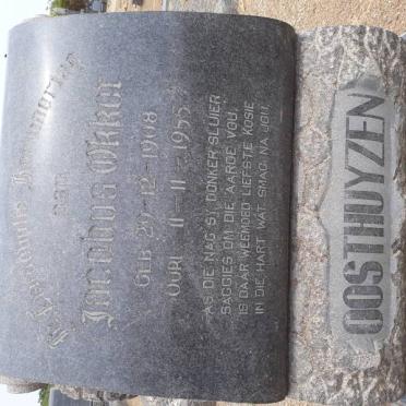 OOSTHUYZEN Jacobus Okker 1908-1955