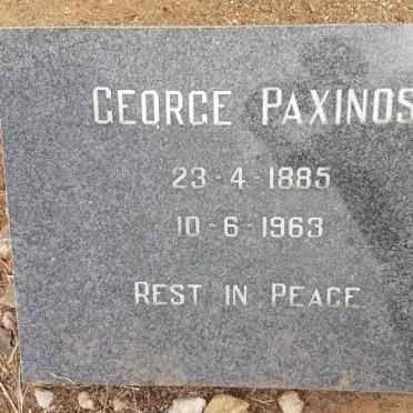 PAXINOS George 1885-1963