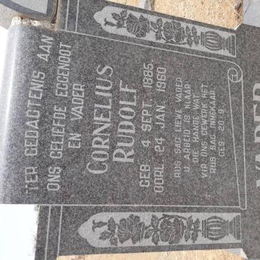 PLESSIS Cornelius Rudolf, du 1885-1960 &amp; Hendrina Maria ESTERHUIZEN 1889-1971