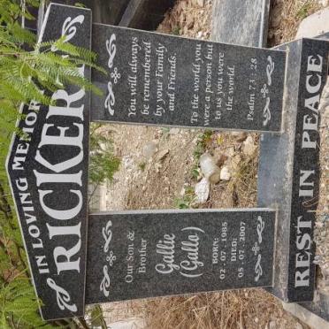 RICKERT Gallie 1985-2007