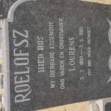 ROELOFSZ Lourens 1887-1961