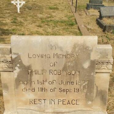 ROBINSON Philip 1877-1945