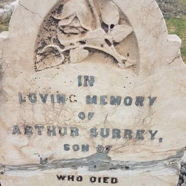 SURREY Arthur -1898