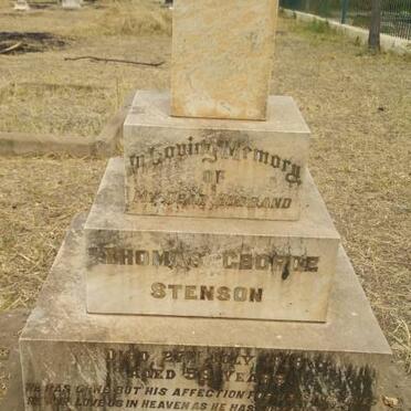 STENSON Thomas George -1918