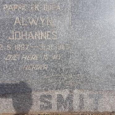 SMIT Alwyn Johannes 1897-?