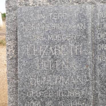 SCHERMAN Elizabeth Helena 188?-1955