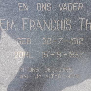 THERON Willem Francois 1912-1957