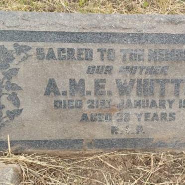 WHITTLE A.M.E. -1921