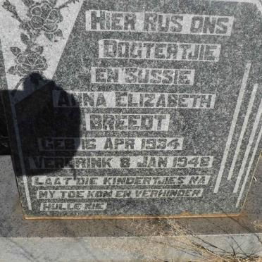 BREEDT Anna Elizabeth 1934-1948