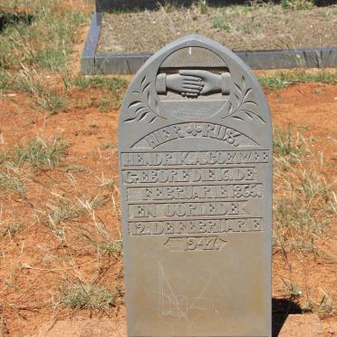 COETZEE Hendrik A. 1865-1947