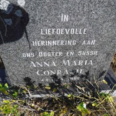 CONRADIE Anna Maria 1968-1968