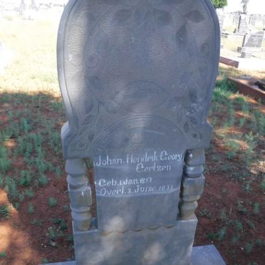 GERTZEN Johan Hendrik Georg 1853-1933