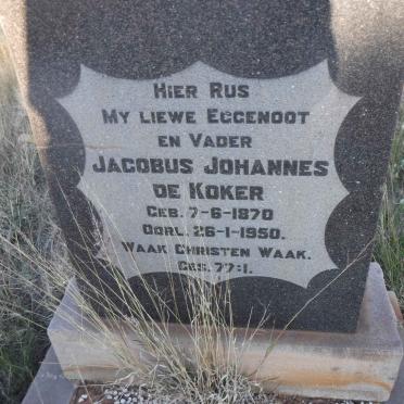 KOKER Jacobus Johannes, de 1870-1950