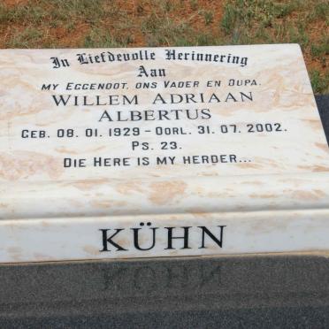 KUHN Willem Adriaan Albertus 1929-2002